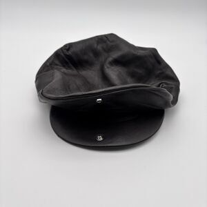 Miller Hats Mens 7 1/8 Cap Genuine Lambskin Newsboy Brown